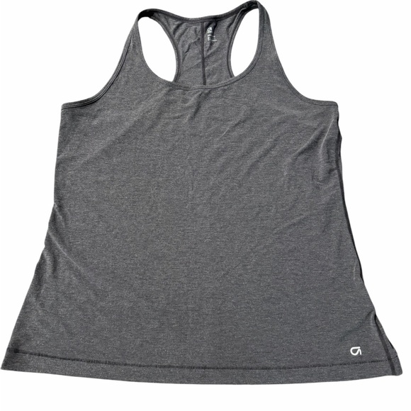 GAP Tops - GAP Dark Heather Gray Racerback Tank Top. Hardly Worn